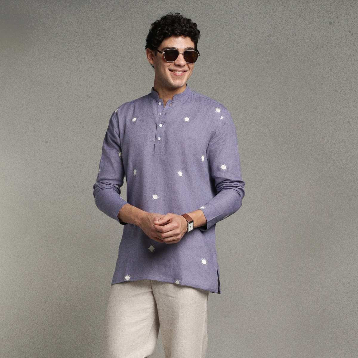 Mehendi Outfit for Men: Light, Comfortable Linen Looks (Green, Pastel, Printed)