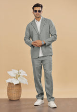Ash Grey Luther Suit Jacket and Trouser Set