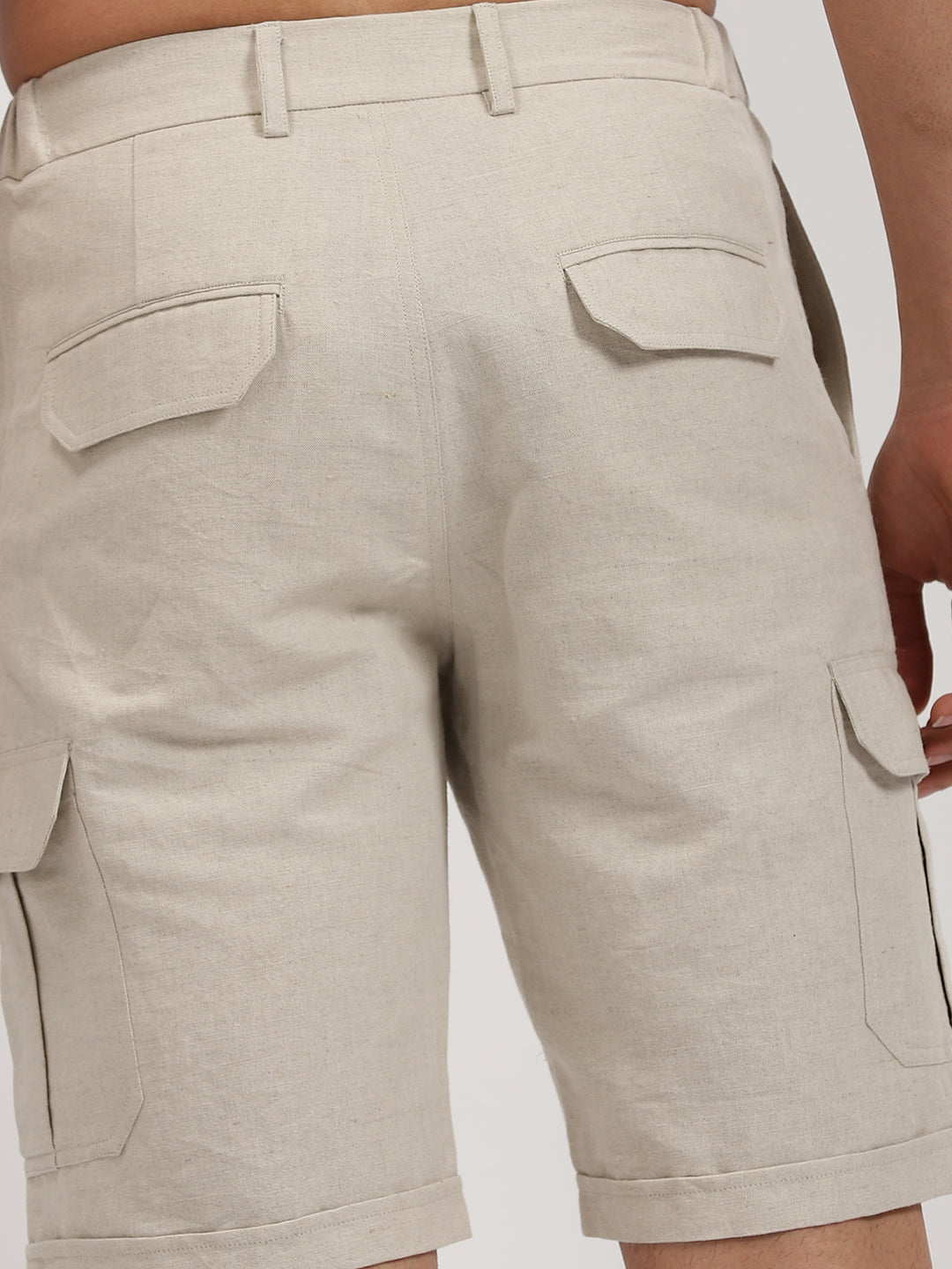 Reed - Linen Shorts - Ecru