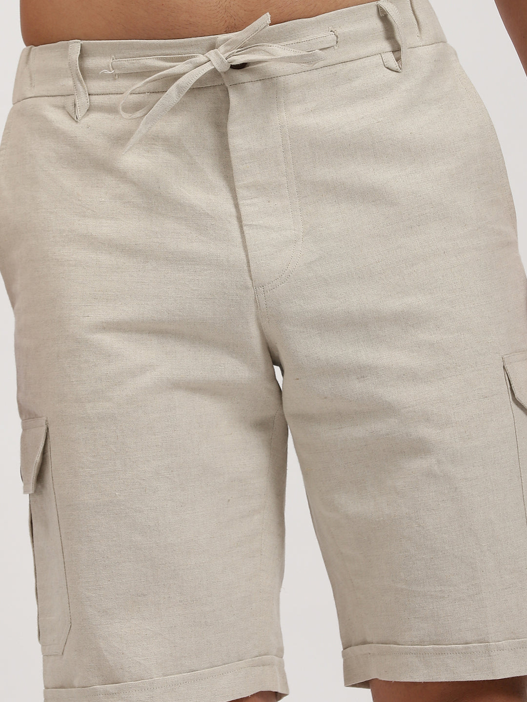 Reed - Linen Shorts - Ecru