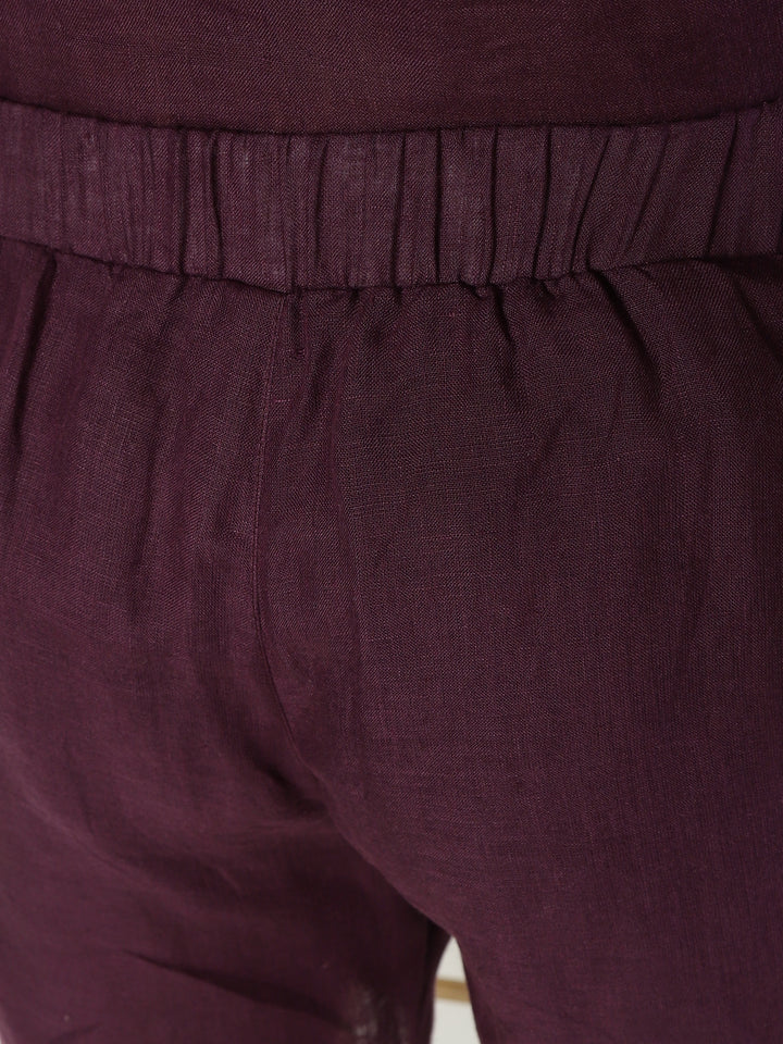 Matteo Co-Ord Set | Dark Purple