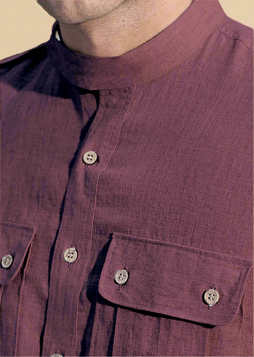 Hardy - Italian Full Sleeve Stylized Shirt - Twilight Purple
