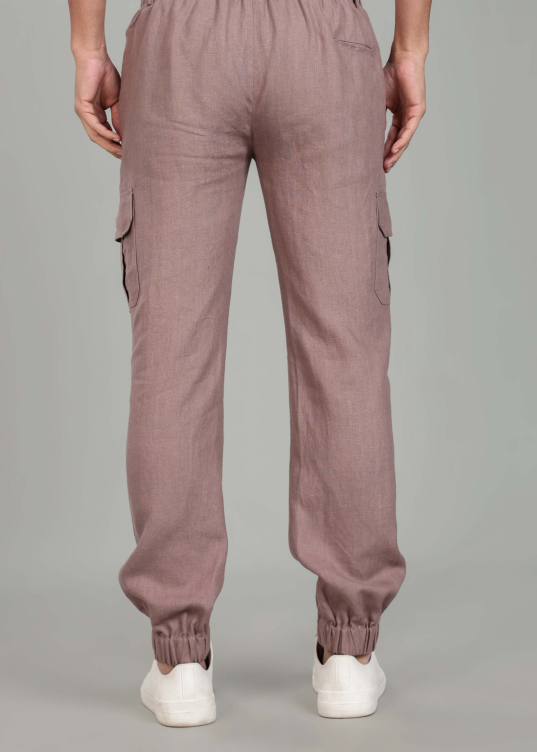 Finn - Linen Joggers - Muted Brown