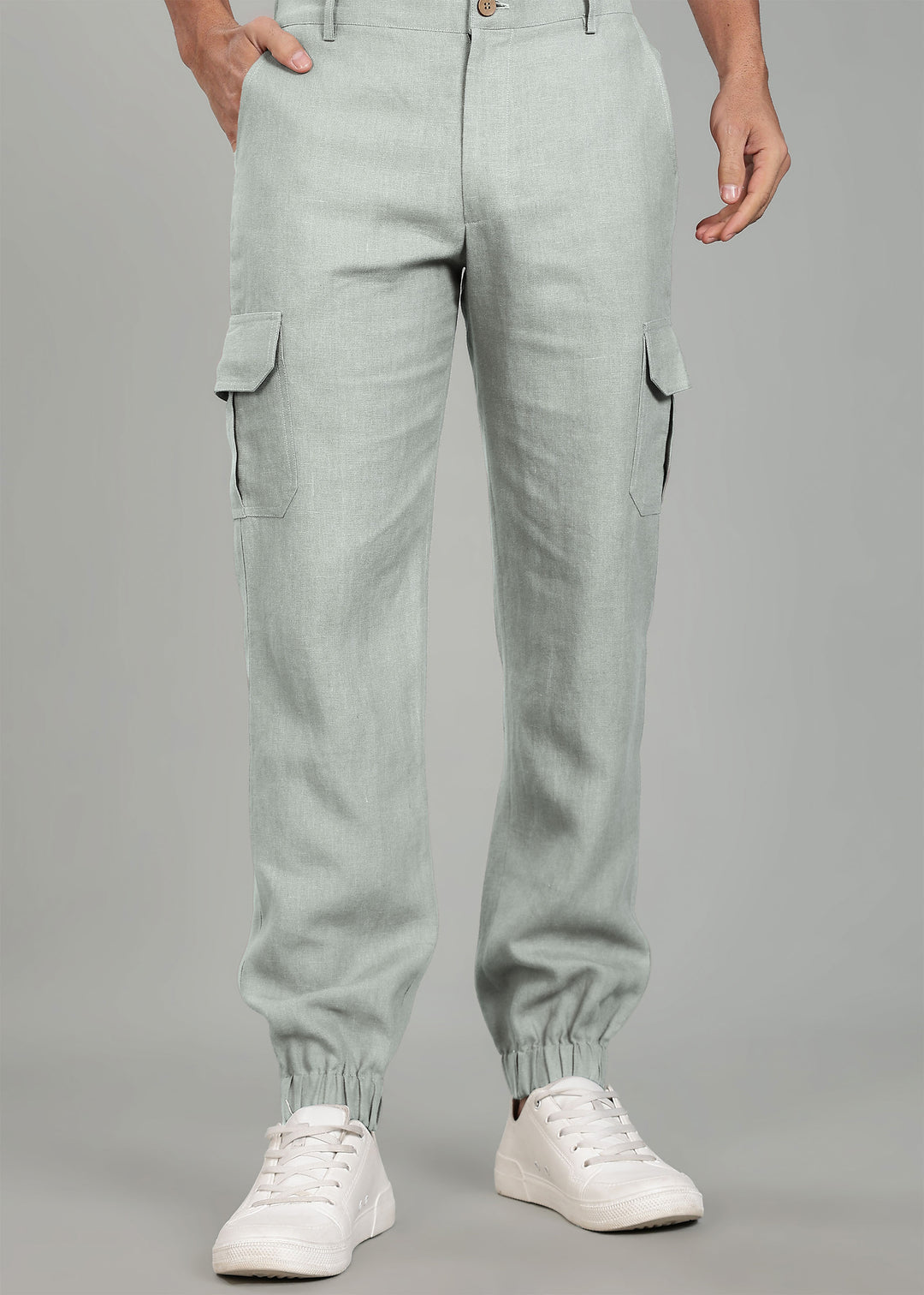 Slow Green Linen Jacket & Jogger Co-Ord Set