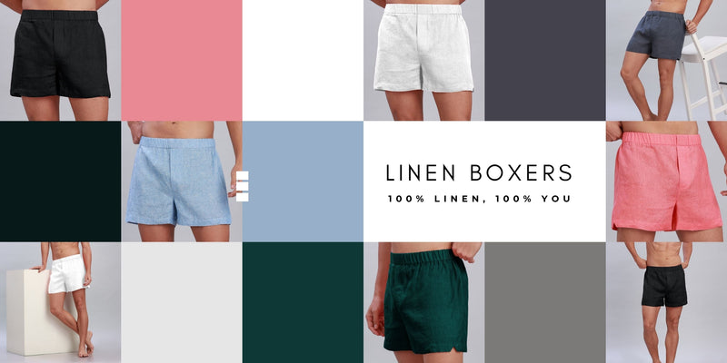 Boxers That Breathe: Everyday Essentials in 100% Linen