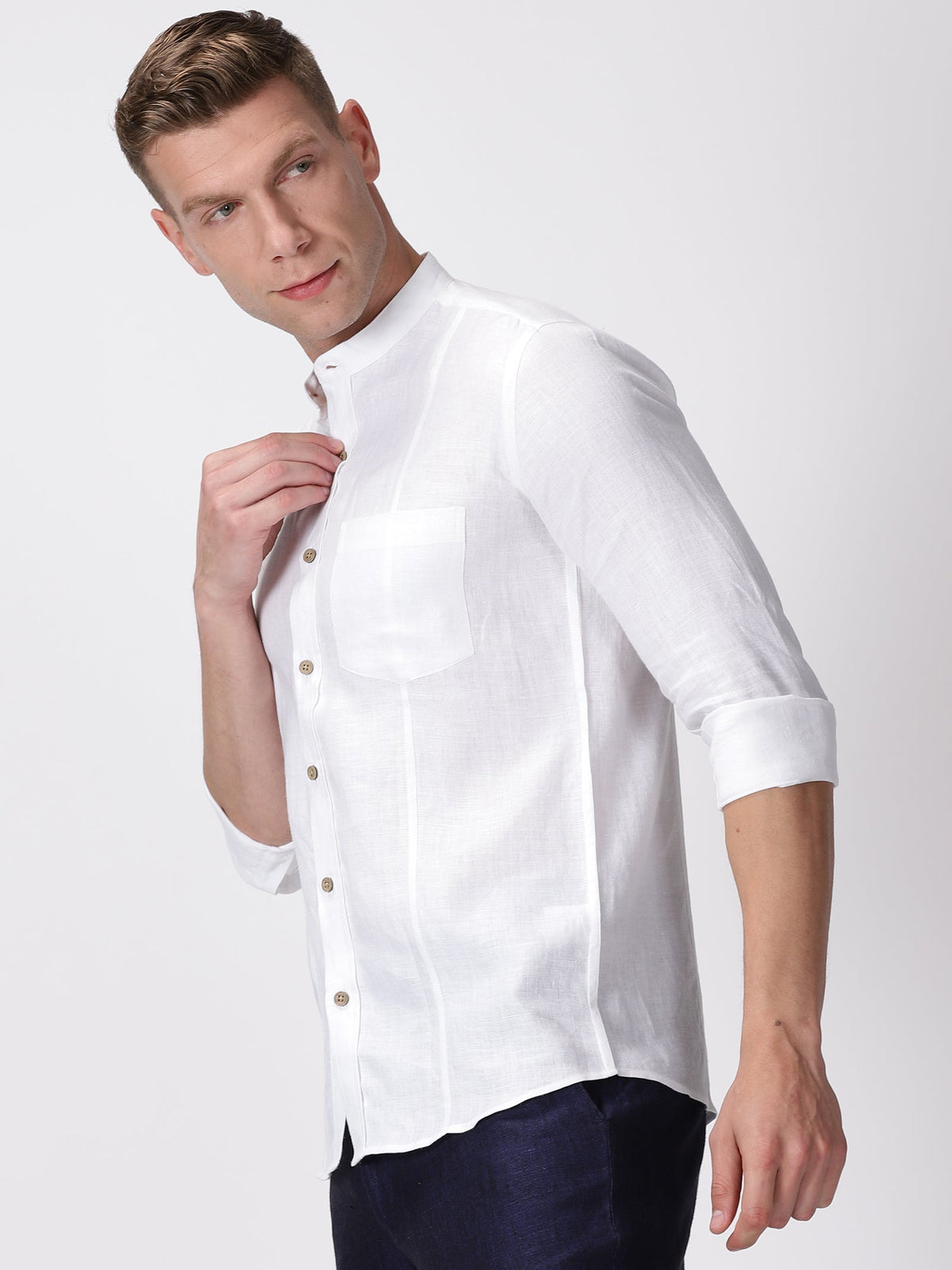 which colour pant suits for white shirt