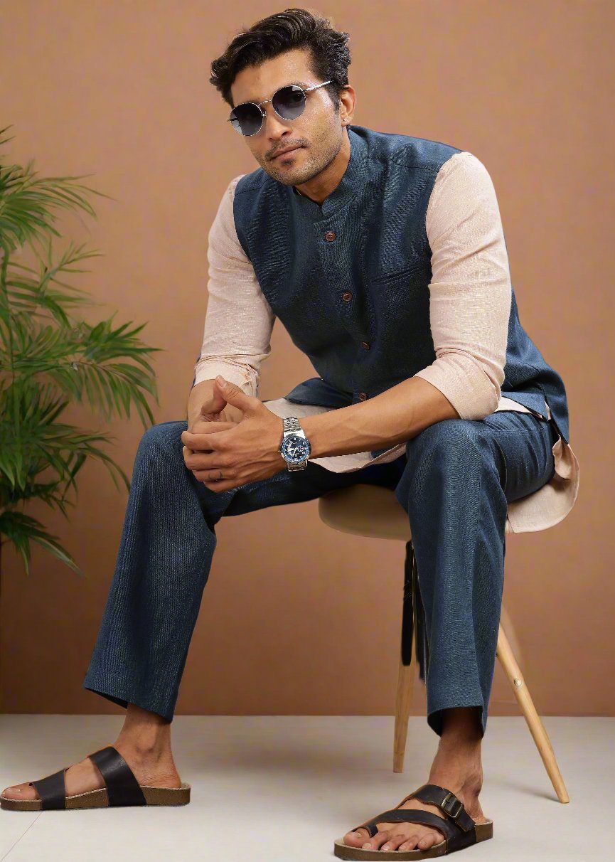 Nehru Jacket with Jeans
