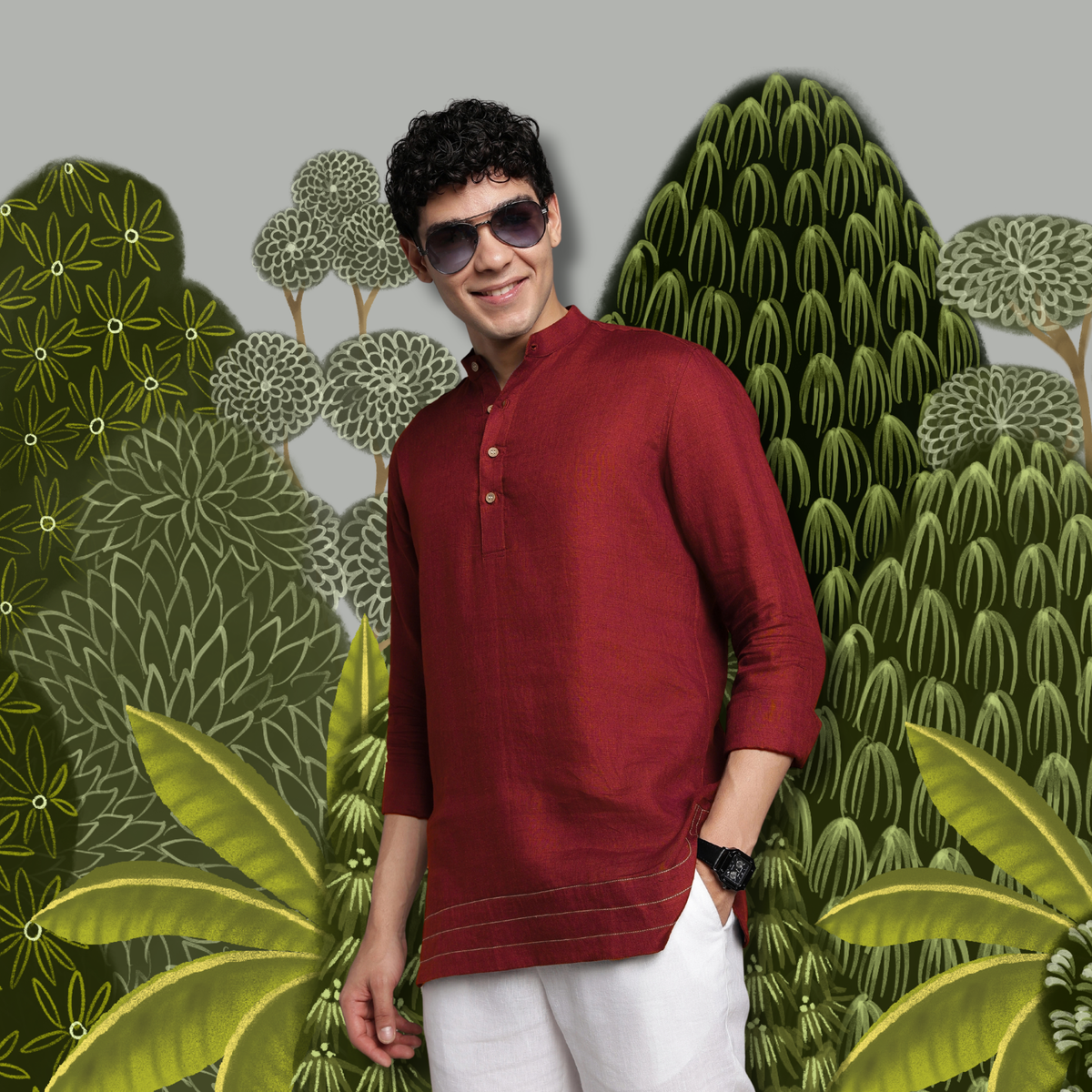 durga puja outfit for men