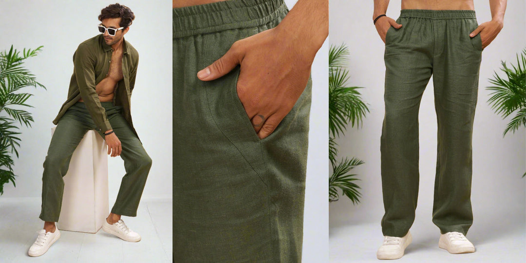 How to Style Your Elastic Linen Pants