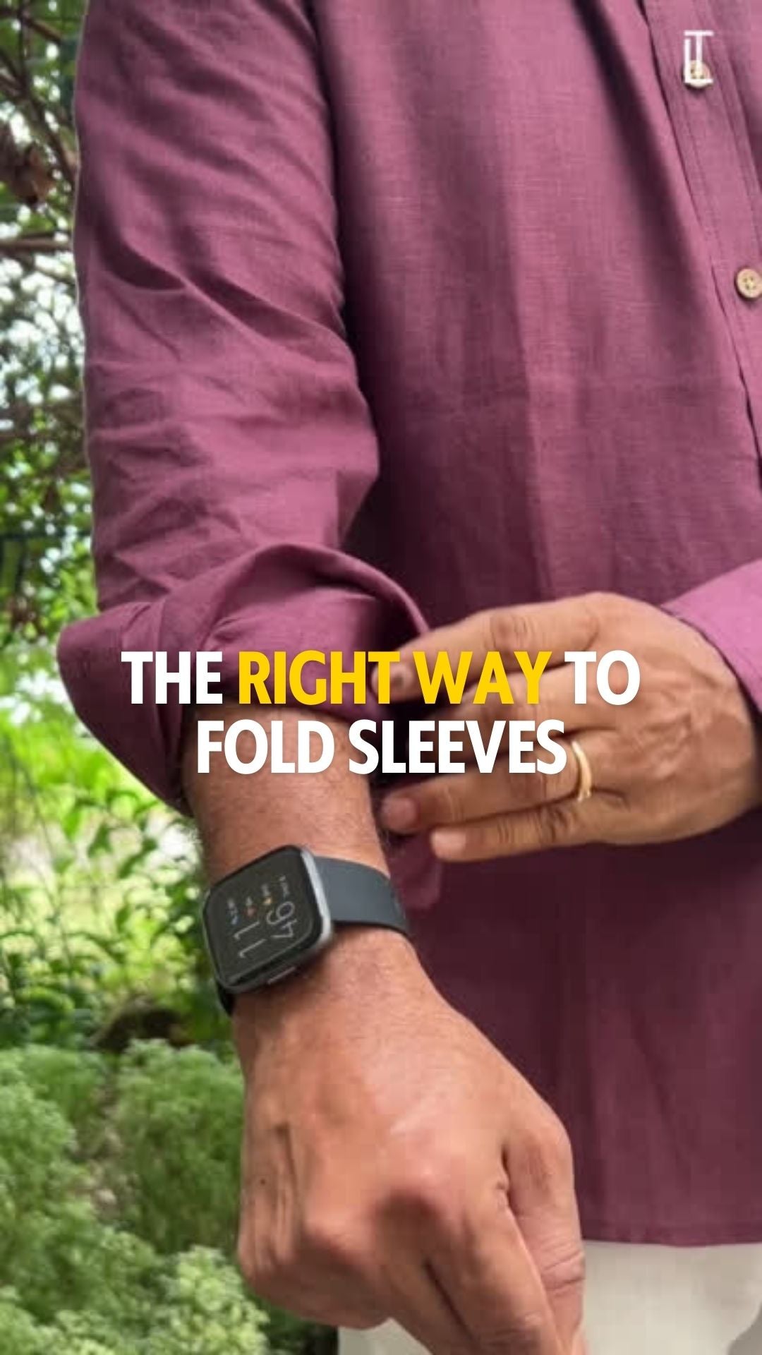 How to fold your sleeves: a simple guide