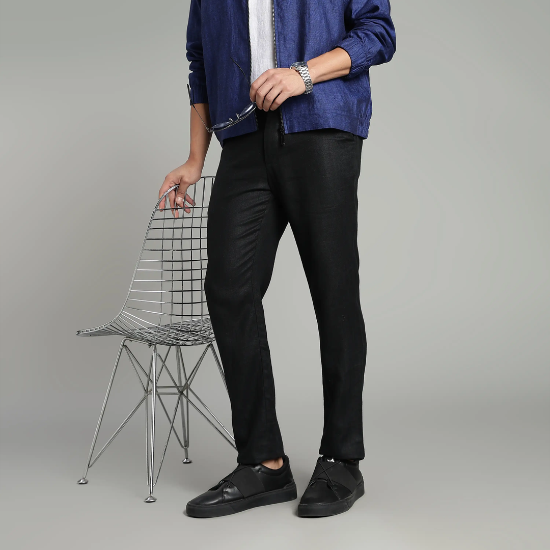 which pant suits on black shirt