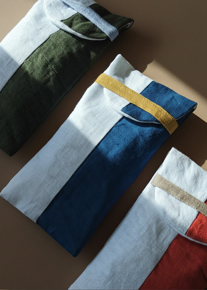 Soft Eyeglass Pouch - 100% Pure Linen