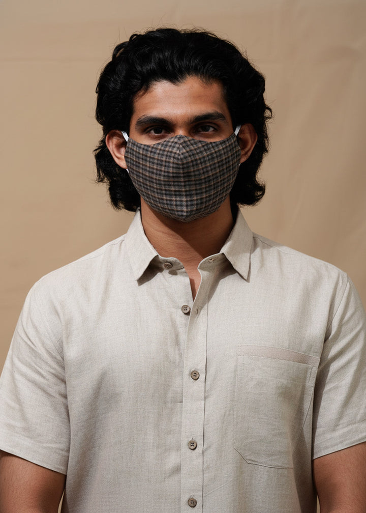 Unisex 100% Pure Linen Masks - Pack of 3 & 5