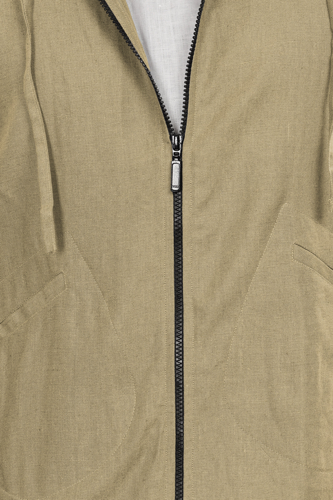 Ace - Pure Linen Hoodie Sweatshirt - Sage Green