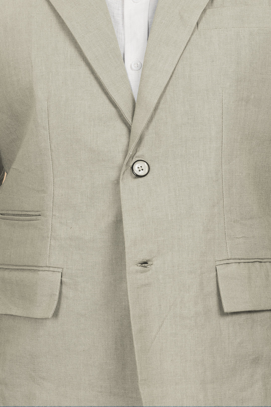 Luther Suit Jacket - Pure Linen Jacket - Powder Blue