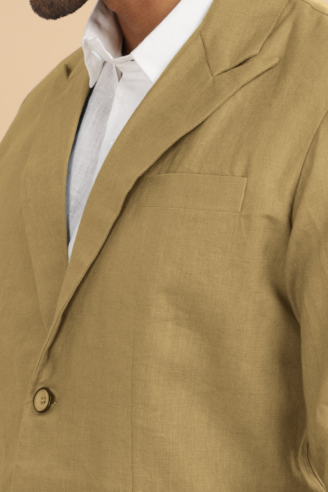 Luther Suit Jacket - Pure Linen Jacket - Sage Green