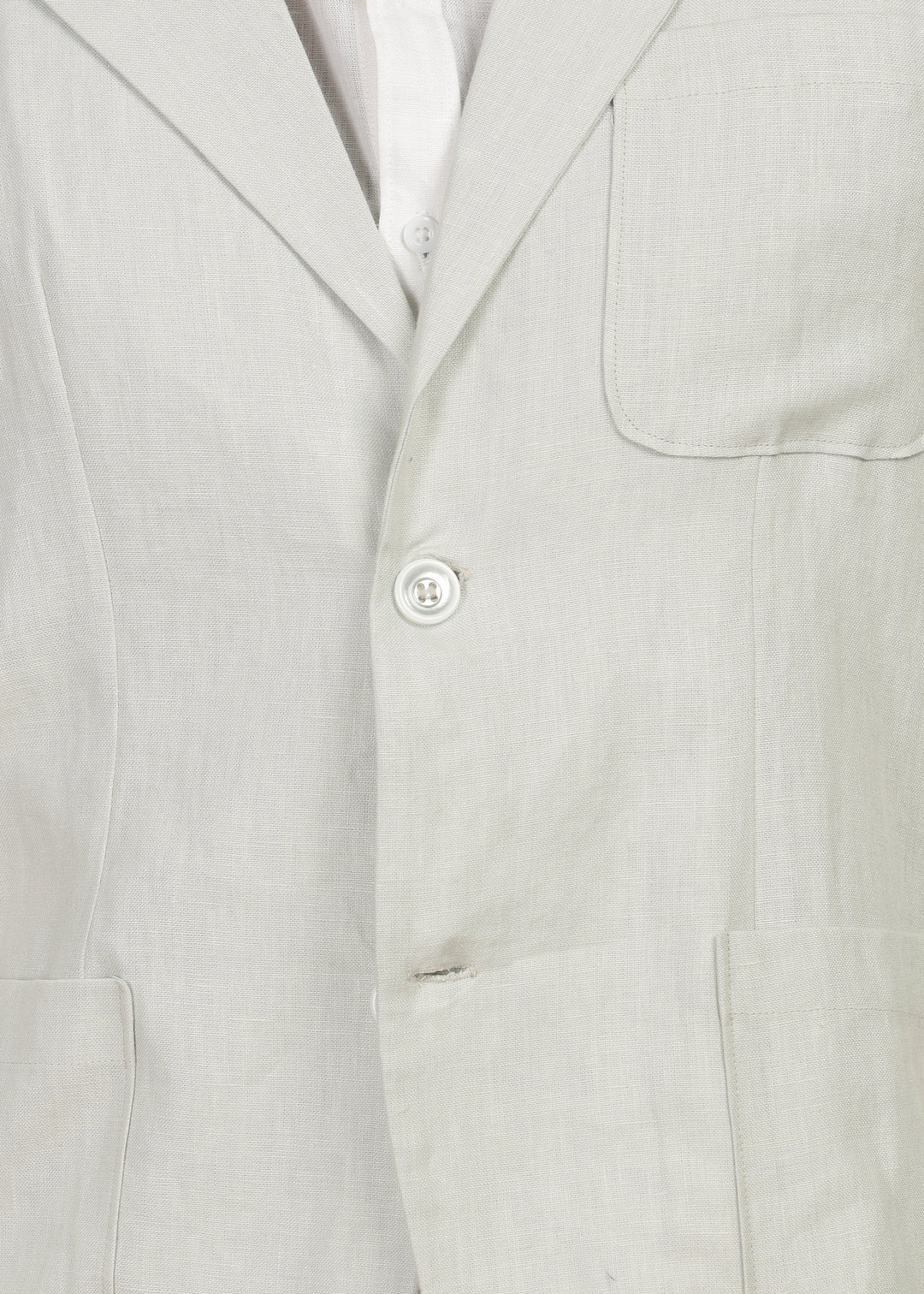 Bond - Classic Pure Linen Jacket - Powder Blue