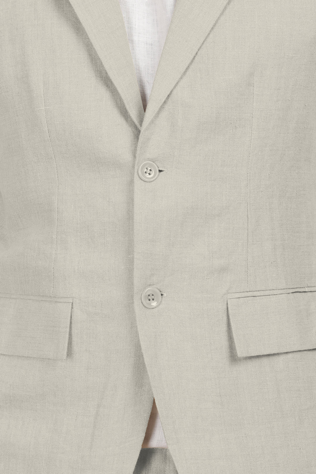 Wade - Deconstructed Pure Linen Jacket - Powder Blue