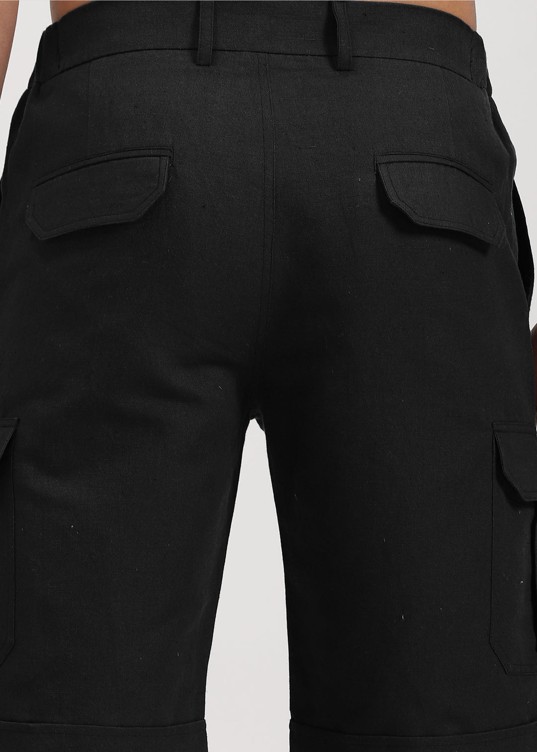 Reed - Linen Shorts - Black