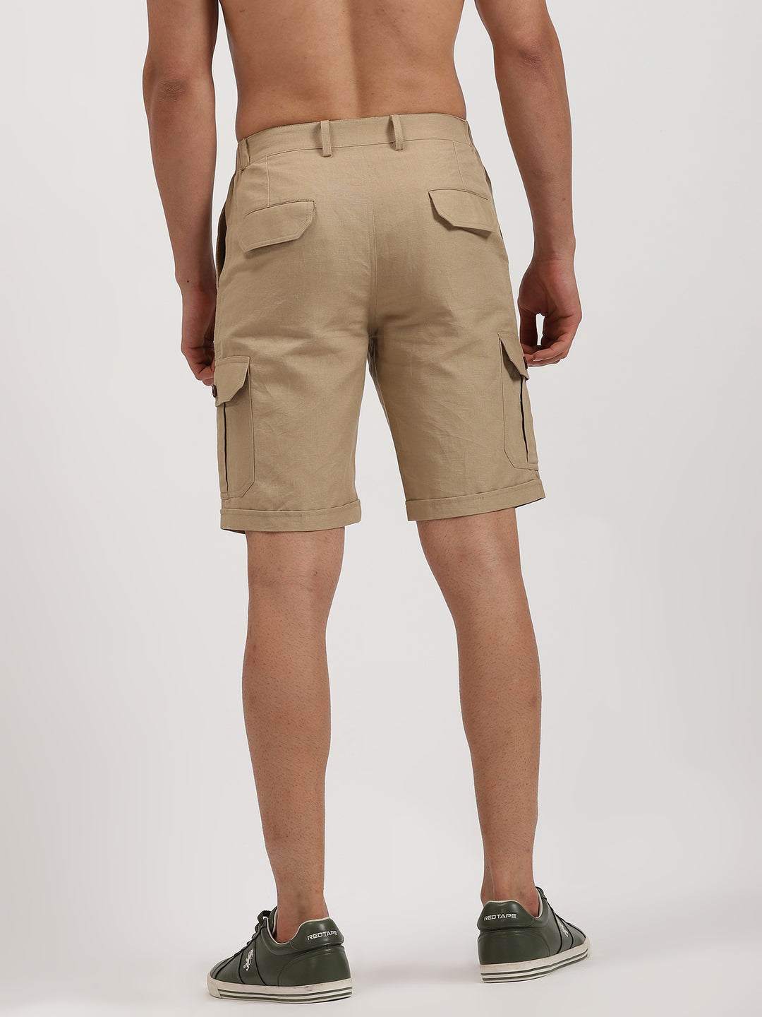 Reed - Linen Shorts - Khaki