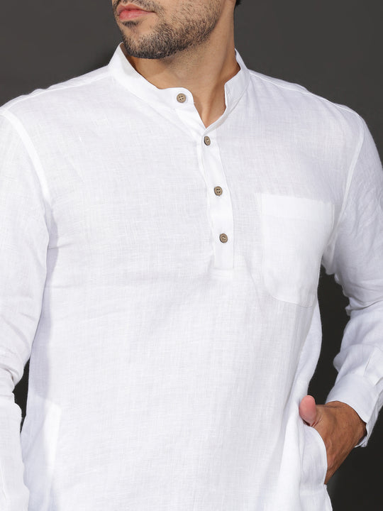 Linen Kurtas For Men | Linen Kurta Set For Men – Linen Trail