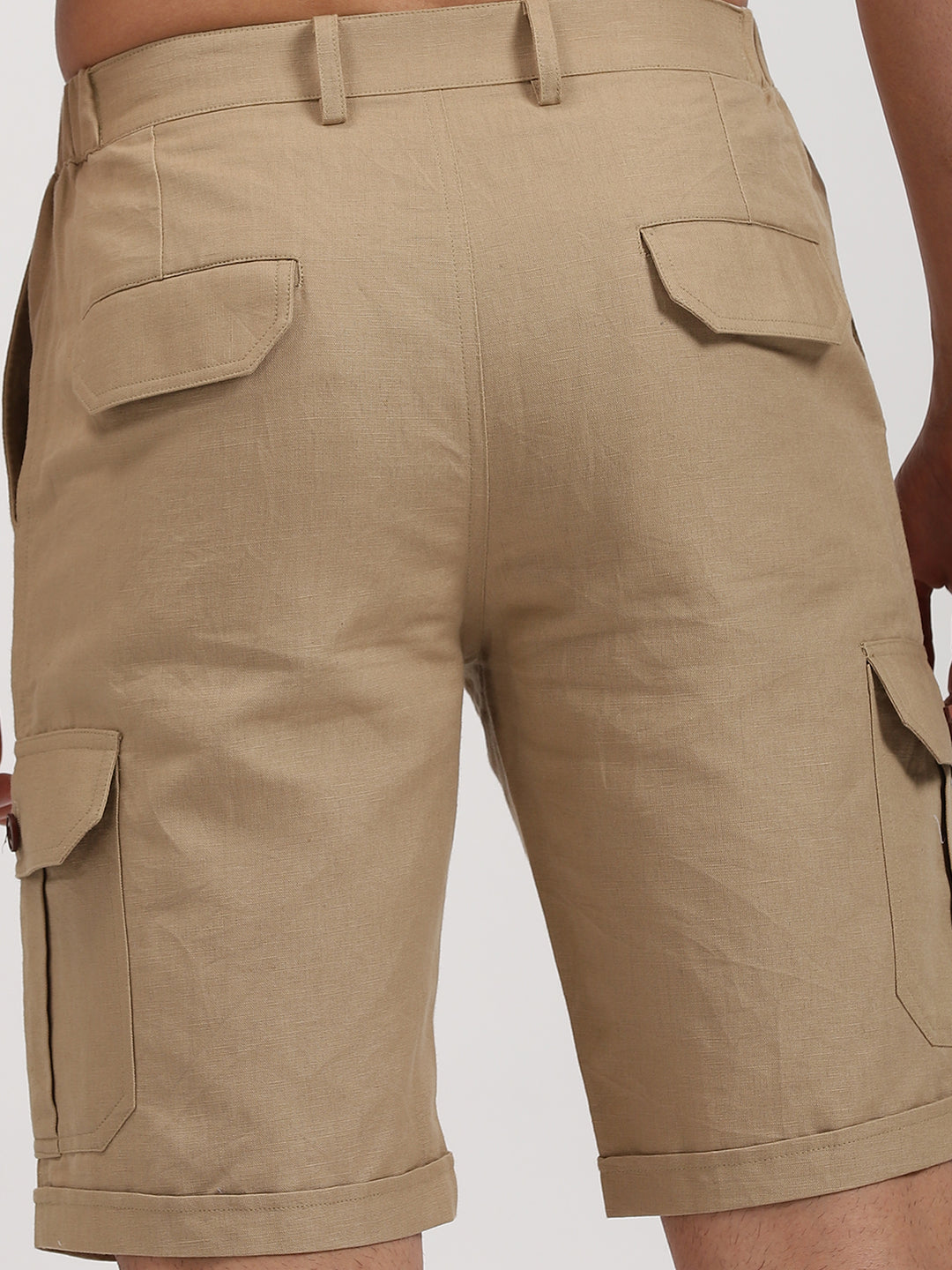 Reed - Linen Shorts - Khaki
