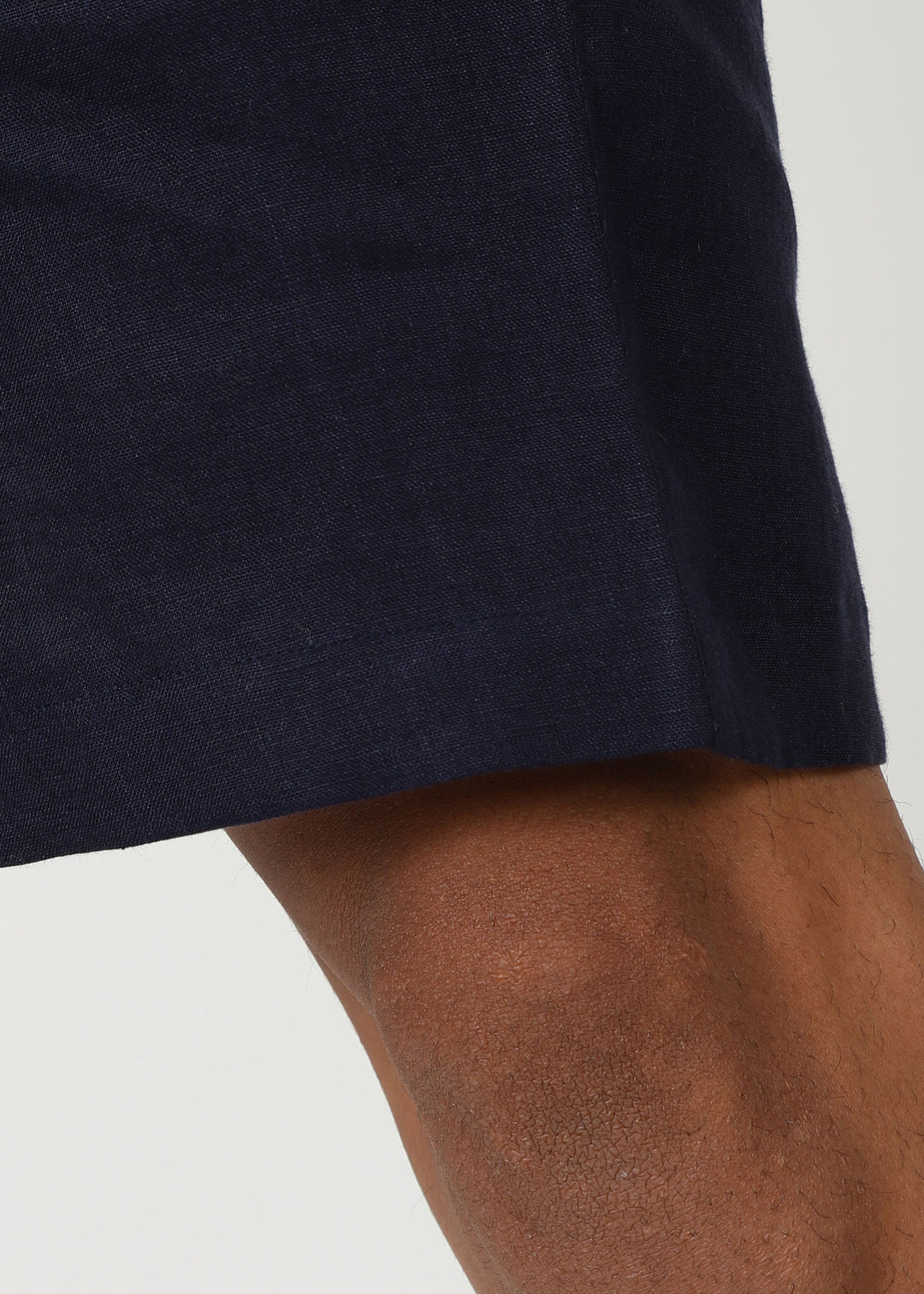 Matteo Pure Linen T-Shirt & Shorts Co-ord Set | Dark Blue
