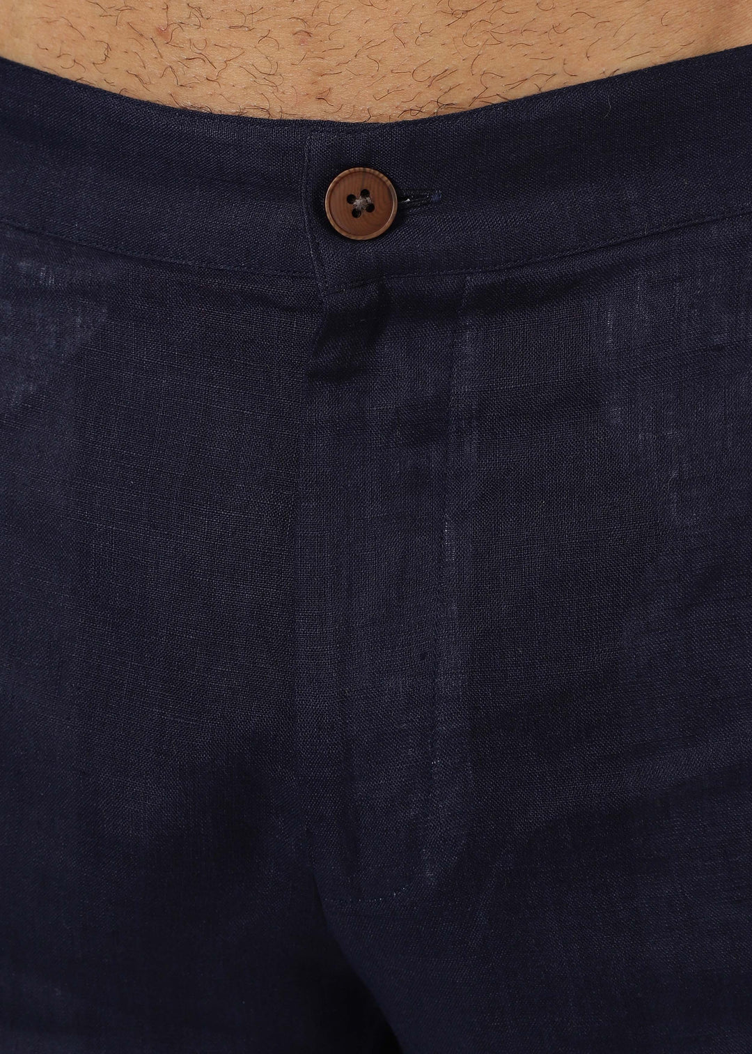 Matteo Pure Linen T-Shirt & Shorts Co-ord Set | Dark Blue