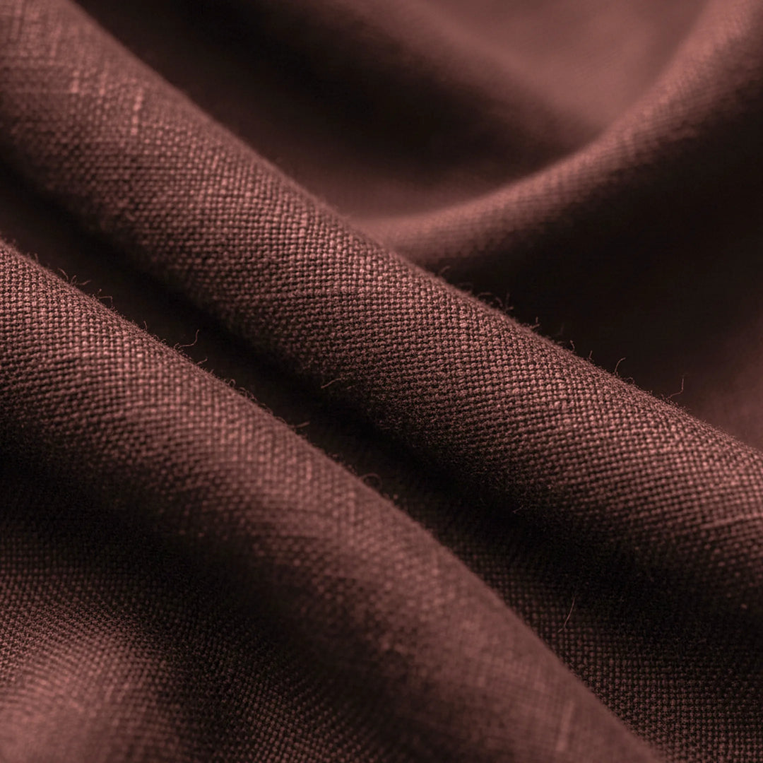 Amber Brown – 25 LEA Pure Linen Fabric