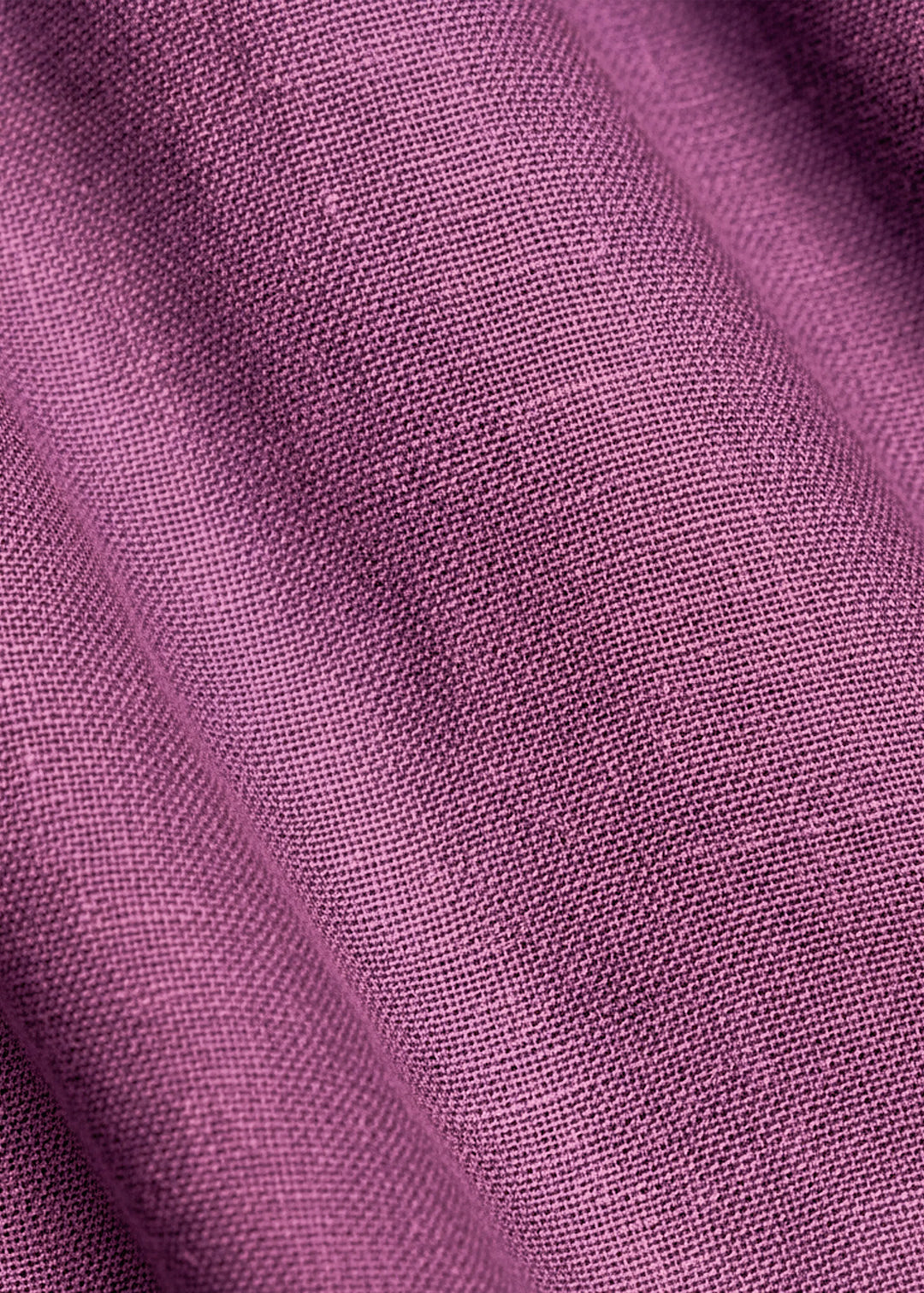 Craig - Pure Linen V Neck Full Sleeve Shirt - Berry Purple