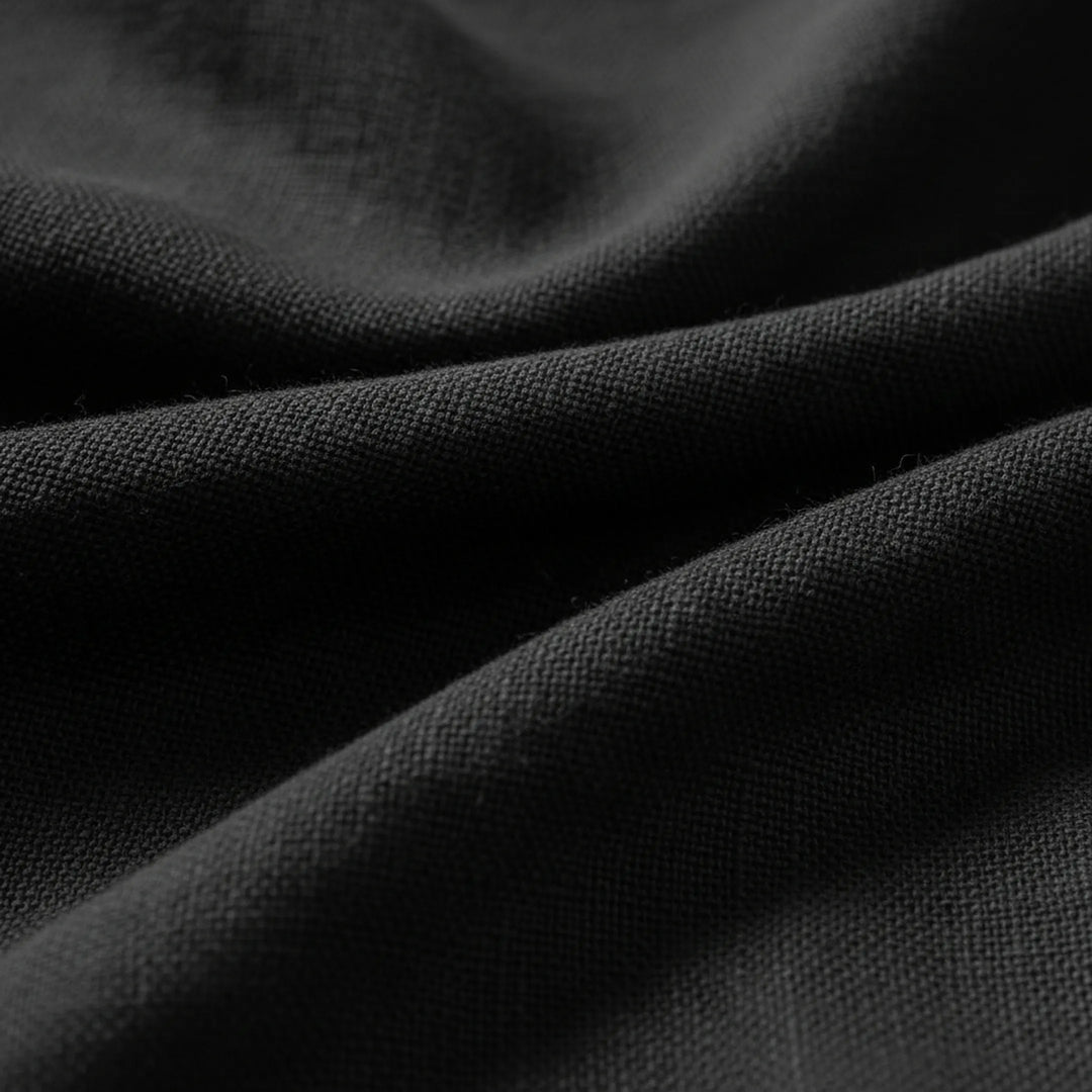 Black – 25 LEA Pure Linen Fabric