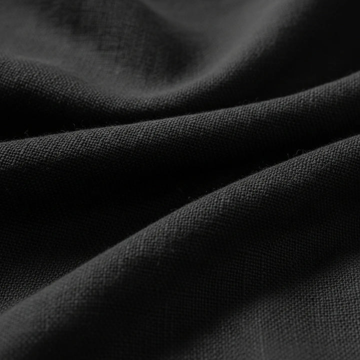 Black – 25 LEA Pure Linen Fabric