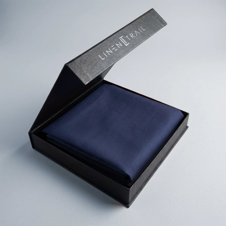 Dark Blue – 60 LEA Pure Linen Fabric