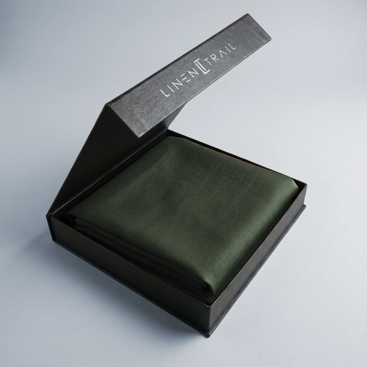 Dark Fern Green – 60 LEA Pure Linen Fabric