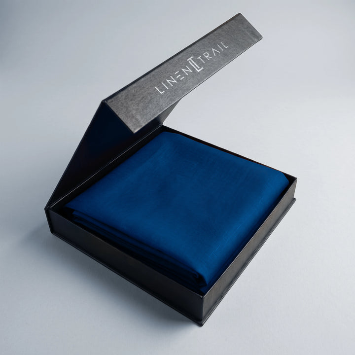 Prussian Blue – 60 LEA Pure Linen Fabric