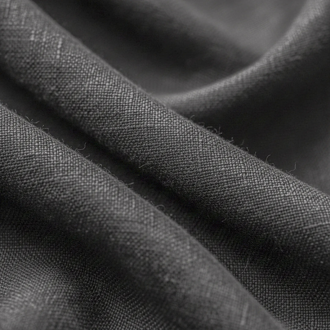 Charcoal Grey – 60 LEA Pure Linen Fabric