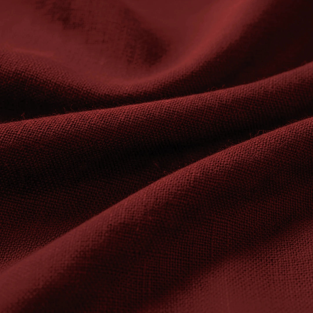 Dark Maroon – 25 LEA Pure Linen Fabric
