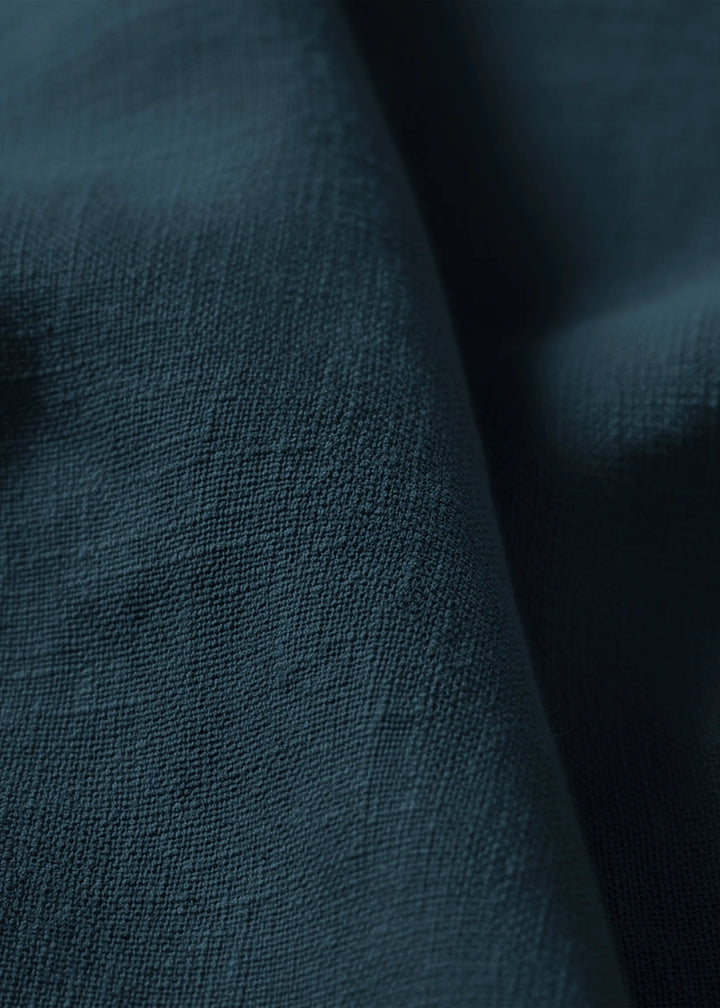 Theo - Linen Pants - Deep Sea Blue