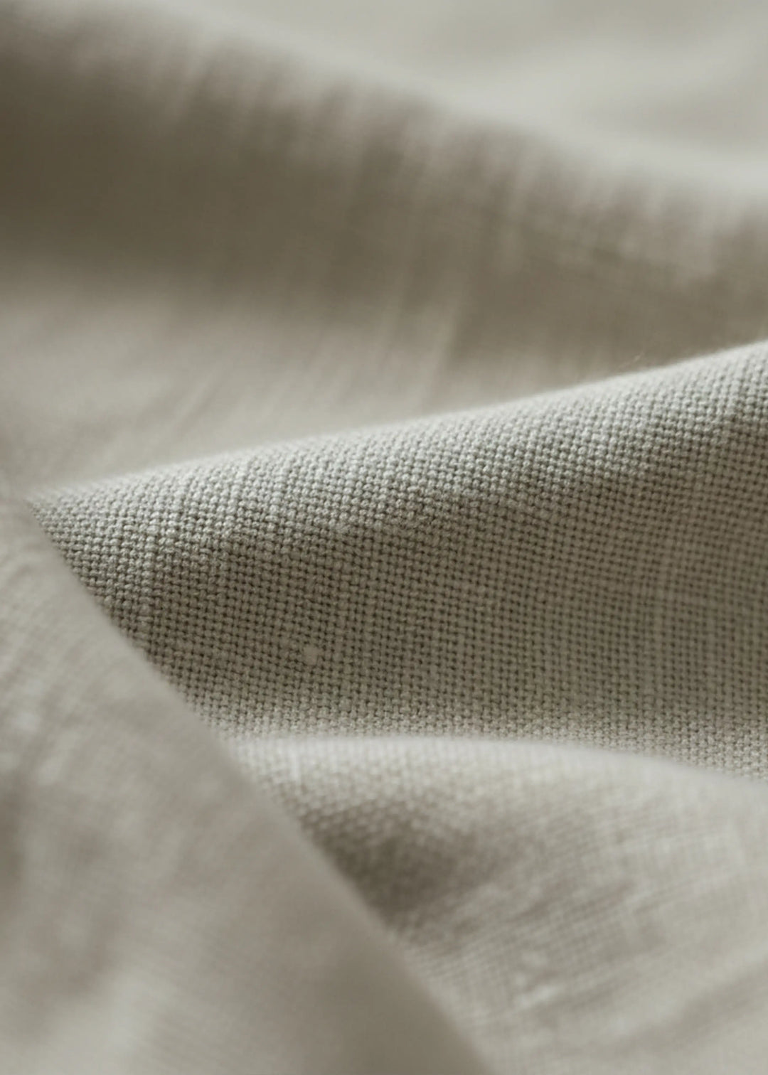 Amelia - Pure Linen Full Sleeve Shirt With Pleated Yoke - Ecru