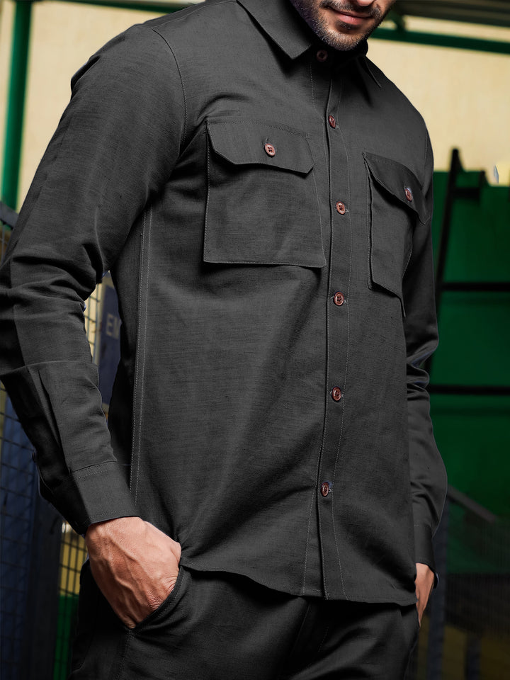 Ezy Convertible Jacket & Jogger Co-Ord Set - Black