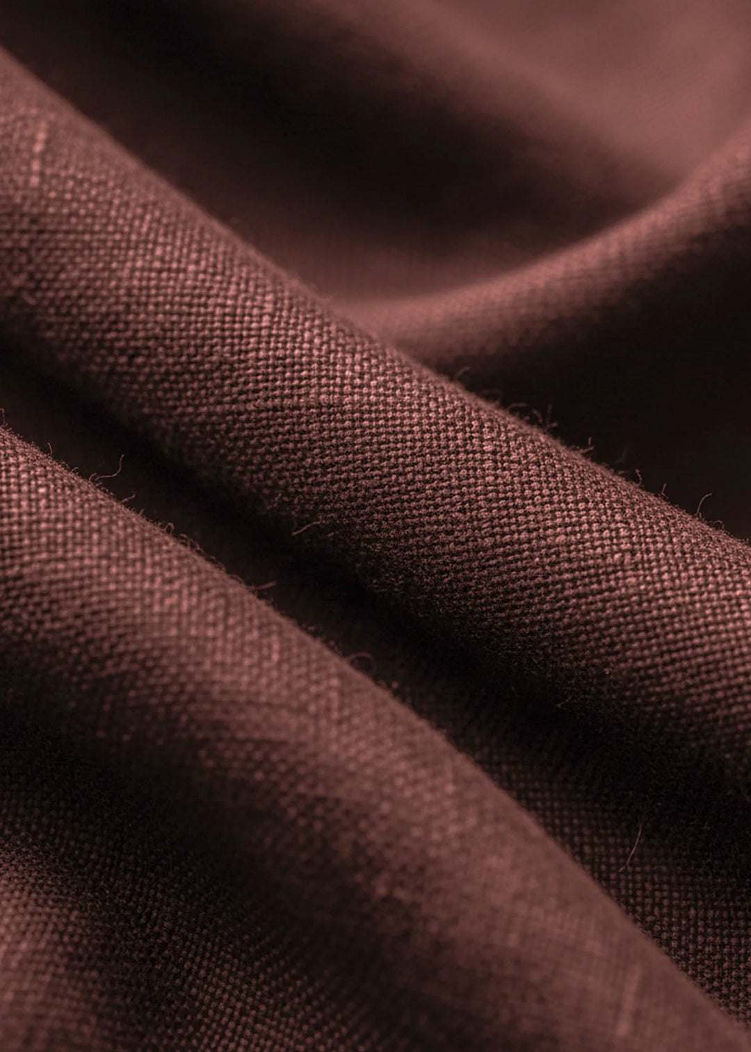 Ed - Premium Pure Linen Gurkha Pants - Amber Brown