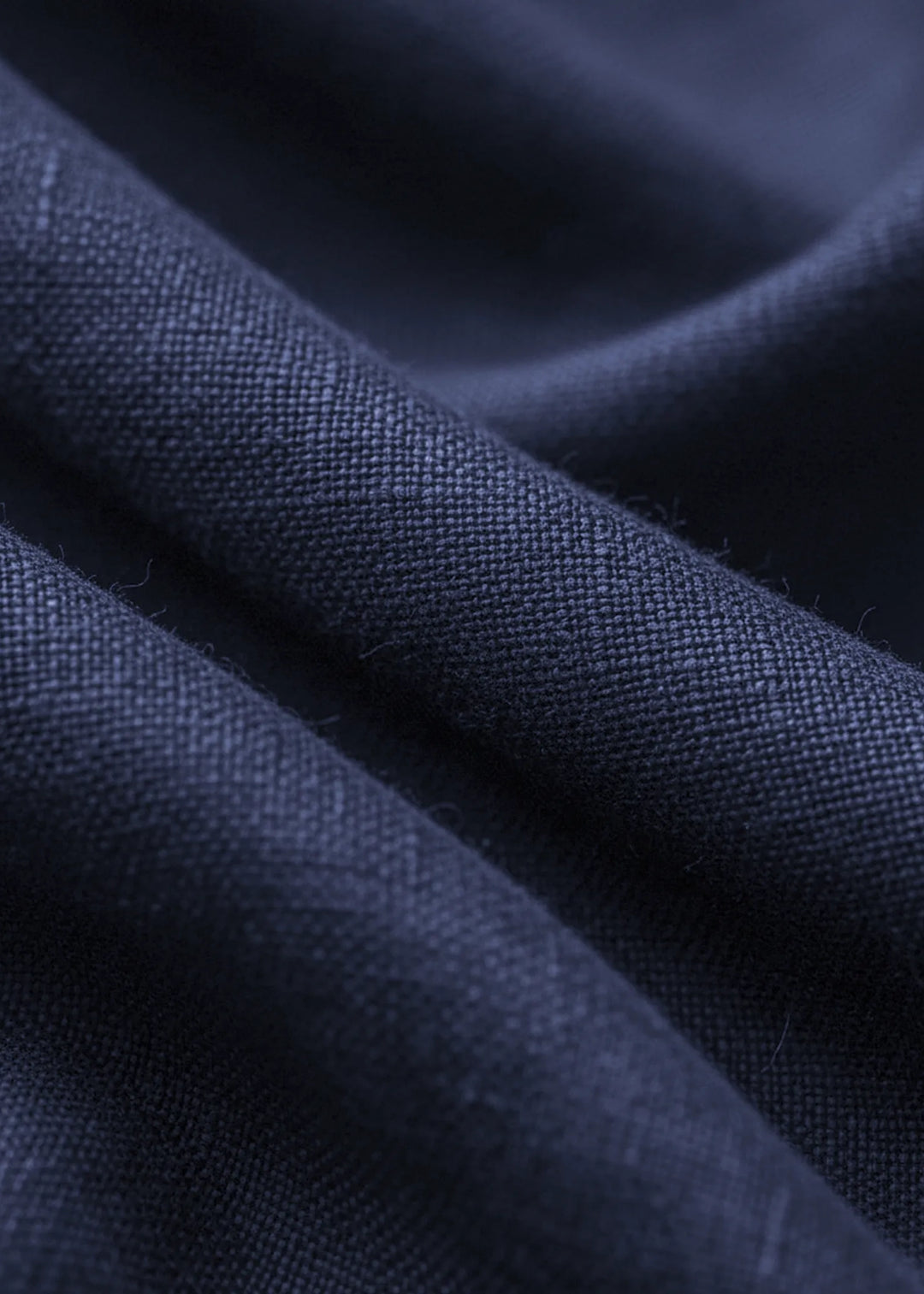 Matteo Pure Linen T-Shirt - Dark Blue