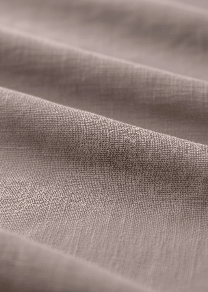 Alio - Pure Linen Relaxed T Shirt - Fawn Brown