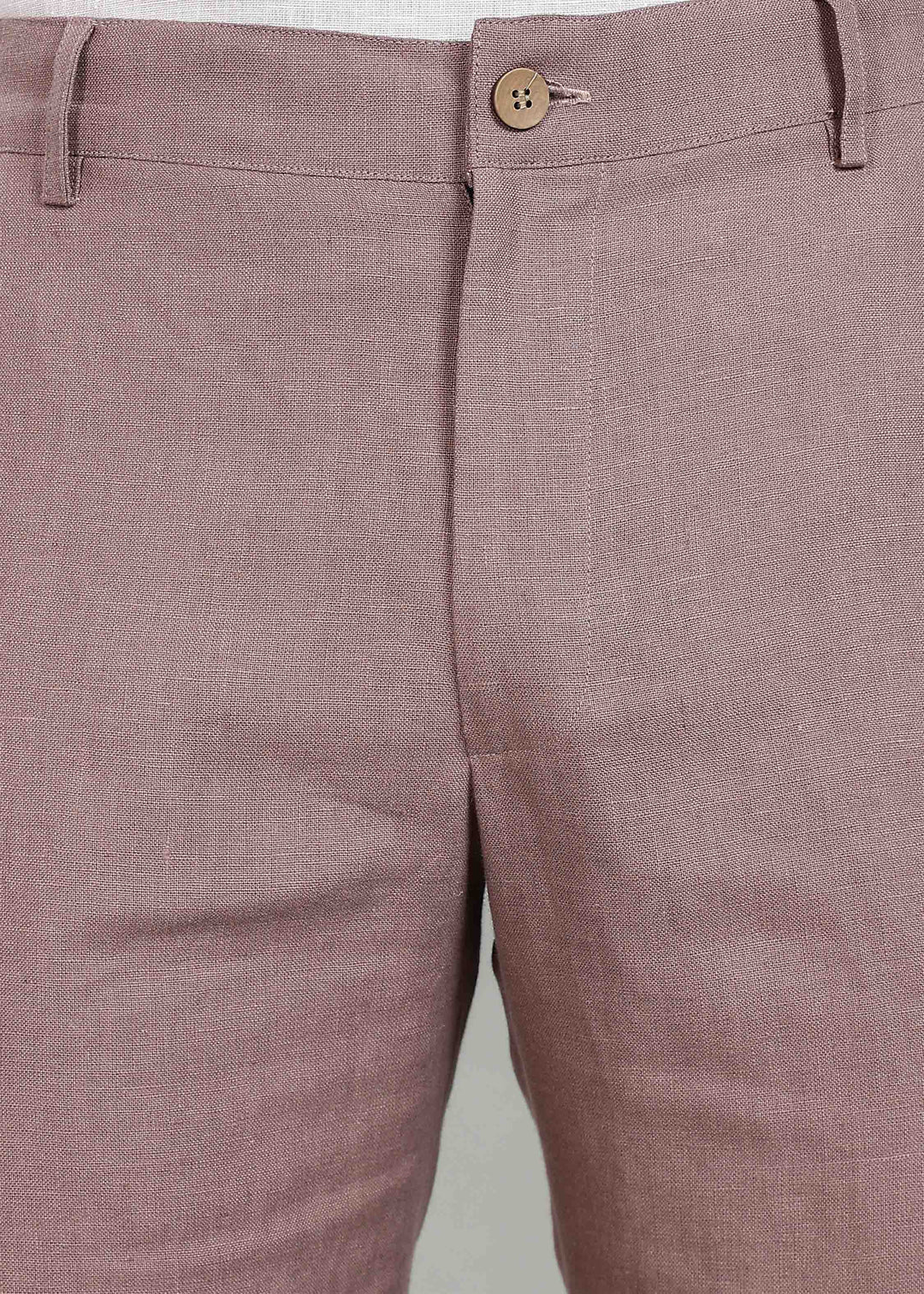 Finn - Linen Joggers - Muted Brown