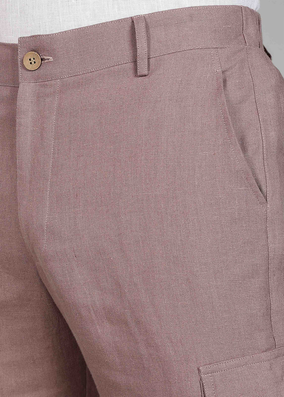 Finn - Linen Joggers - Muted Brown