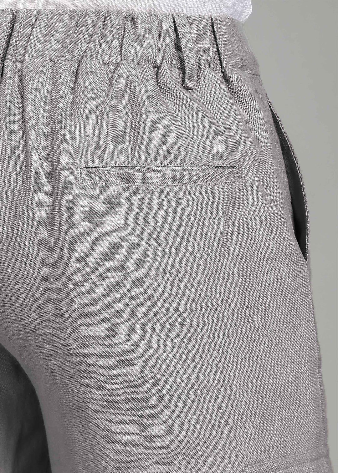 Steel Grey Linen Jacket & Jogger Co-Ord Set