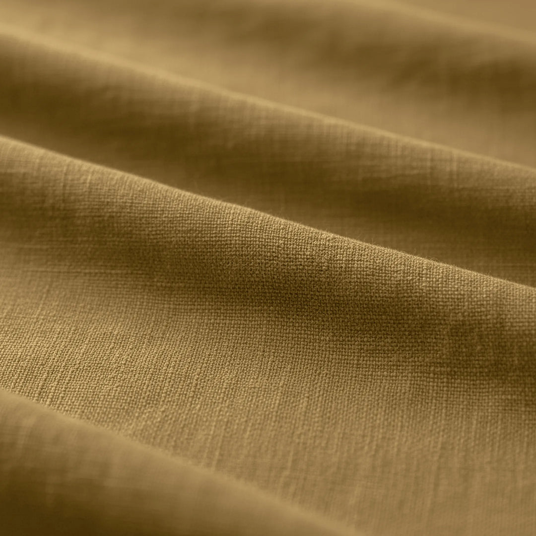 Golden Olive Green – 60 LEA Pure Linen Fabric
