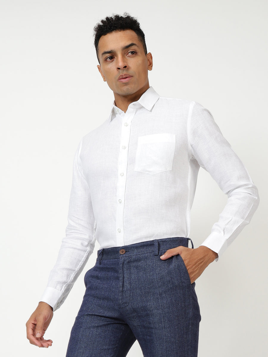 HARVIN LONG SLEEVE MEN WHITE