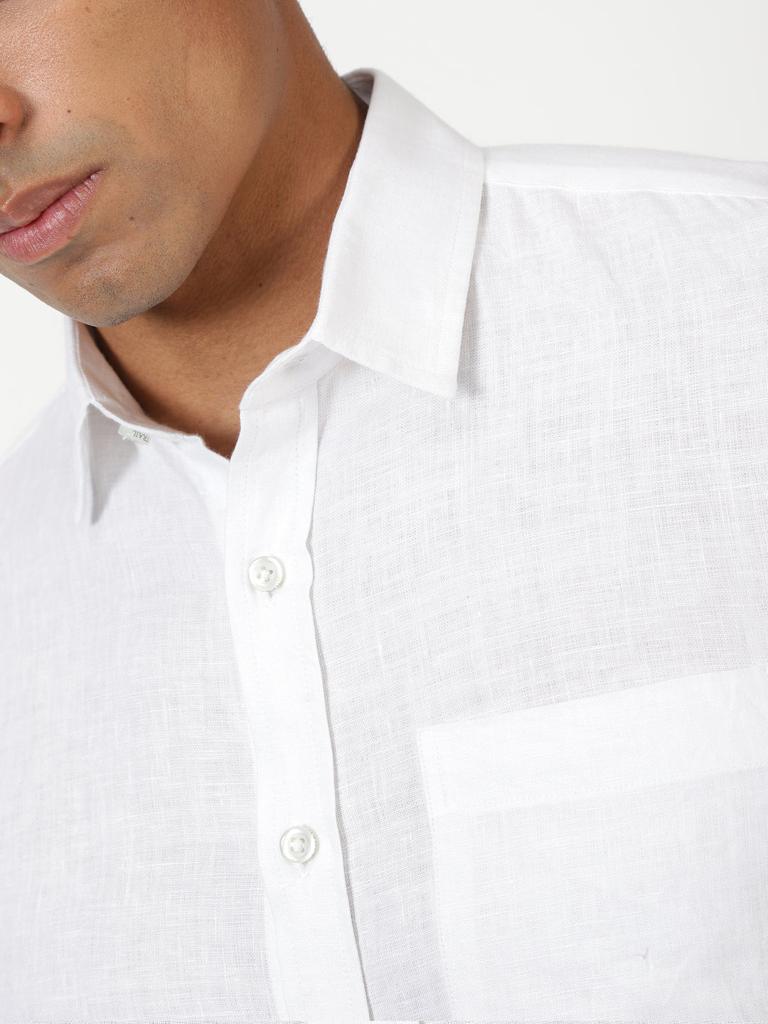 White Pure Linen Full Sleeve Shirt – Linen Trail