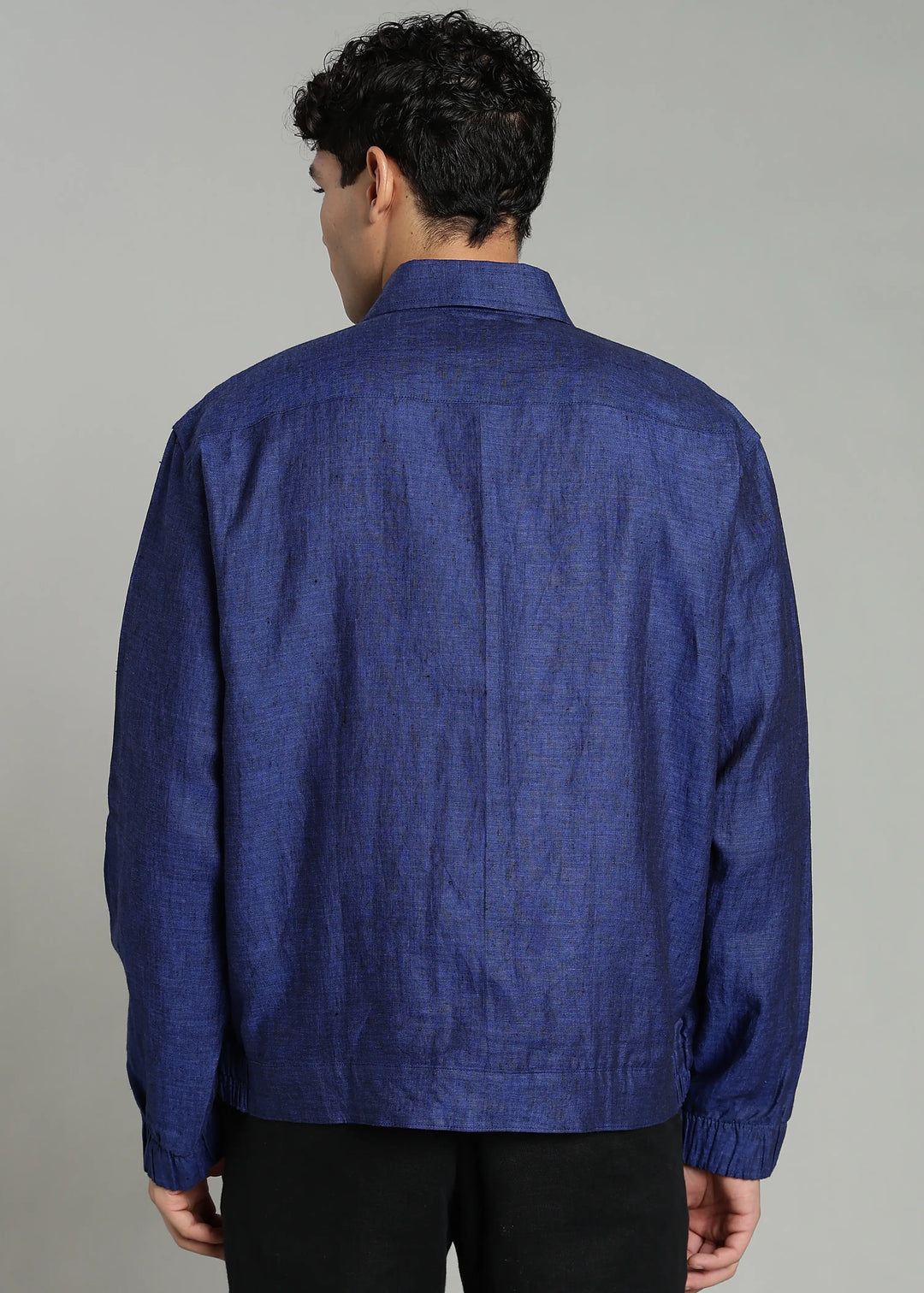 Oakley - Pure Linen Light Weight Overshirt  - Prussian Blue